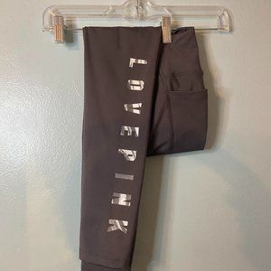 PINK ACTIVE Grey High-Rise Pocket Leggings